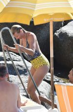 ALEXANDRA LAMY in Swimsuit in portofino 09/22/2016