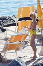 ALEXANDRA LAMY in Swimsuit in portofino 09/22/2016