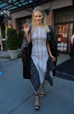 ALI LARTER Leaves Her Hotel in New York 10/07/2016
