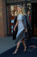 ALI LARTER Leaves Her Hotel in New York 10/07/2016