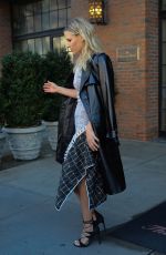 ALI LARTER Leaves Her Hotel in New York 10/07/2016