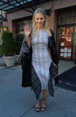 ALI LARTER Leaves Her Hotel in New York 10/07/2016