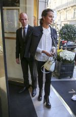 ALICIA VIKANDER Arrives at Her Hotel in Paris 10/05/2016