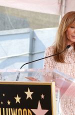 ALLISON JANNEY Honored with Star on Hollywood Walk of Fame in Los Angeles 10/17/2016