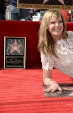 ALLISON JANNEY Honored with Star on Hollywood Walk of Fame in Los Angeles 10/17/2016