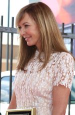 ALLISON JANNEY Honored with Star on Hollywood Walk of Fame in Los Angeles 10/17/2016
