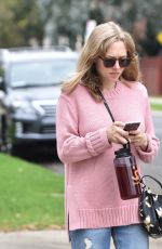 AMANDA SEYFRIED in Ripped Jeans Out in Los Angeles 10/10/2016