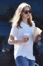 AMANDA SEYFRIED Out and About in Santa Monica 09/29/2016