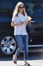 AMANDA SEYFRIED Out and About in Santa Monica 09/29/2016