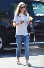AMANDA SEYFRIED Out and About in Santa Monica 09/29/2016