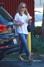 AMANDA SEYFRIED Out and About in Santa Monica 09/29/2016