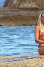 AMANDA STANTON in Bikini at a Beach in Cancun 10/15/2016
