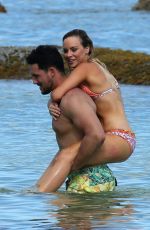 AMANDA STANTON in Bikini at a Beach in Cancun 10/15/2016