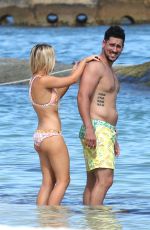 AMANDA STANTON in Bikini at a Beach in Cancun 10/15/2016