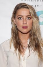 AMBER HEARD at Girlgaze: A Frame of Mind Opening in Los Angeles 10/21/2016
