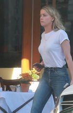 AMBER HEARD Out and About in Beverly Hills 10/21/2016