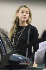 AMBER HEARD Out and About in Los Angeles 10/14/2016