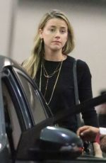 AMBER HEARD Out and About in Los Angeles 10/14/2016