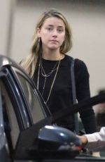 AMBER HEARD Out and About in Los Angeles 10/14/2016
