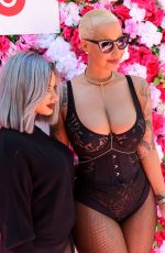 AMBER ROSE at VIP Check-in for Slutwalk in Los Angeles 10/01/2016
