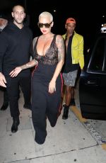 AMBER ROSE Night Out in Santa Monica 10/29/2016