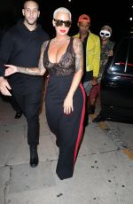 AMBER ROSE Night Out in Santa Monica 10/29/2016