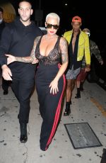 AMBER ROSE Night Out in Santa Monica 10/29/2016