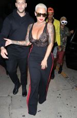 AMBER ROSE Night Out in Santa Monica 10/29/2016