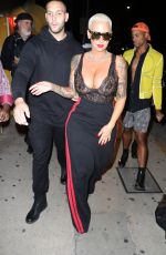 AMBER ROSE Night Out in Santa Monica 10/29/2016