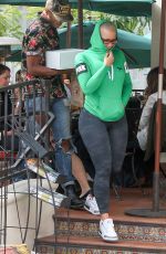 AMBER ROSE Out for Lunch in Los Angeles 10/28/2016