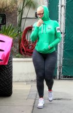 AMBER ROSE Out for Lunch in Los Angeles 10/28/2016