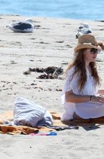 AMY ADAMS on the Beach in Malibu 09/30/2016