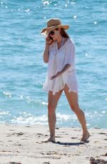 AMY ADAMS on the Beach in Malibu 09/30/2016