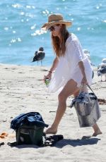 AMY ADAMS on the Beach in Malibu 09/30/2016