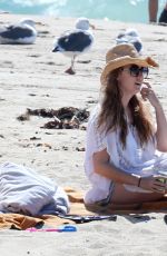 AMY ADAMS on the Beach in Malibu 09/30/2016