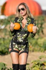 ANA BRAGA in Camouflage Outfit at Pumpkin Patch in Los Angeles 10/20/2016