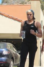 ANGELIQUE FRENCHY MORGAN Out for Lunch in Malibu 10/05/2016