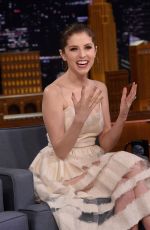 ANNA KENDRICK at Tonight Show Starring Jimmy Fallon in New York 10/28/2016