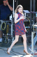 ANNA KENDRICK on the Set of Extra in Los Angeles 10/25/2016