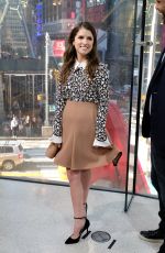 ANNA KENDRICK on the Set of Extra in New York 10/07/2016