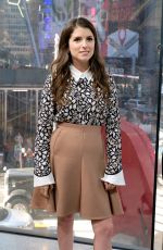 ANNA KENDRICK on the Set of Extra in New York 10/07/2016