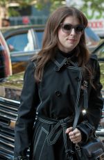 ANNA KENDRICK Out and About in New York 10/06/2016