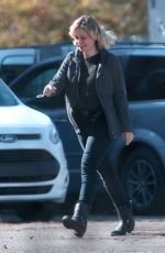 ANNA PAQUIN heading to the Set of 