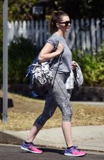 ANNE HATHAWAY Out and About in Los Angeles 09/28/2016