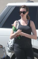 ANNE HATHAWAY Out and About in Los Angeles 10/01/2016
