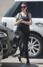 ANNE HATHAWAY Out and About in Los Angeles 10/01/2016