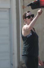 ANNE HATHAWAY Out and About in Los Angeles 10/01/2016