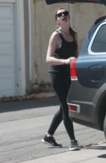 ANNE HATHAWAY Out and About in Los Angeles 10/01/2016