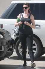 ANNE HATHAWAY Out and About in Los Angeles 10/01/2016