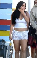 ARIEL WINTER in Lacy Shorts Out in Los Angeles 15/10/2016